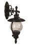 Opviq Lámpara de Pared Exterior Negra BAP-68205-BSY